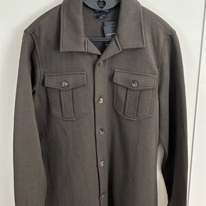 Club Monaco Shirt Jacket Olive Size S NWT